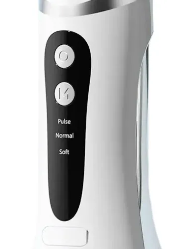 Акумуляторний іригатор Oral Irrigator A6s для порожнини рота з 4 насадками, бездротовий водний ополіскувач 200мл для чищення зубів від USB