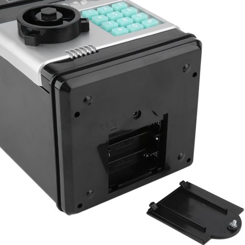 Детская электронная копилка сейф Mony Safe, купюроприемник, банкомат, с кодовым замком для бумажных купюр, монет на батарейках Piggy Number Bank