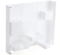Настільний складаний органайзер Folding Storage Box FB - 1990 для канцелярського приладдя, підставка кейс для канцелярії і дрібниць на 6 відділень