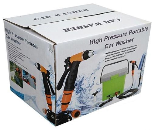Портативна Автомийка високого тиску High Pressure Portable Car Wash, переносна автомобільна мийка від прикурювача, мийка для автомобіля