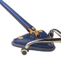 Трикутна телескопічна швабра для сухого та вологого прибирання Multi function MOP MA-89 регульована з віджимом 360 градусів для всіх поверхонь