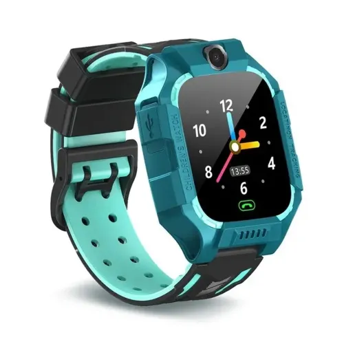 Наручні розумні дитячі смарт годинник Smart Watch X17 400 мА / год з сім-картою, GPS відеодзвінком і ліхтариком водонепроникні IP67 для дітей Зелений