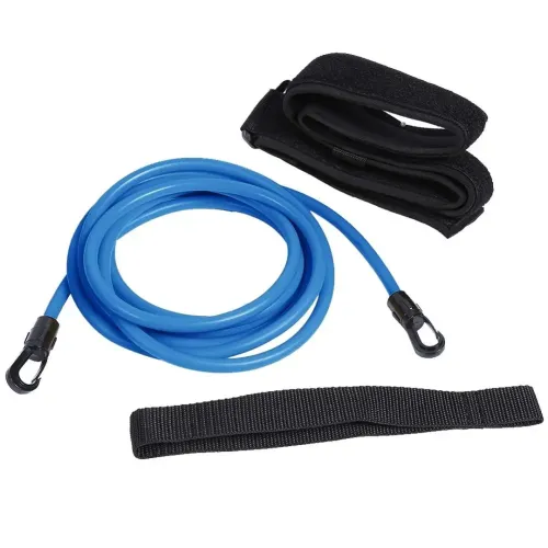 Регульований поясний ремінь для тренувань плавання Swimming Training Belt в басейні, Тренувальні гумки для навчання плаванню дорослих і дітей