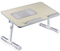 Складаний стіл трансформер для ноутбука NoteBook Cooling Table A9 з функцією охолодження, портативна охолоджуюча підставка з USB-вентилятором А9, A-9 