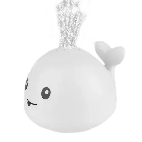 Дитяча іграшка для ванної світиться кит Spray Water Bath Toy з підсвічуванням і фонтаном, плаваюча іграшка Кит спрей з фонтанчиком для купання малюків