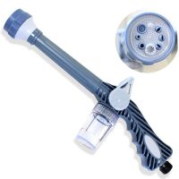 Універсальний розпилювач води Ez Jet Water Cannon, багатофункціональний розприскувач, водомет, насадка на шланг з відсіком для миючих засобів