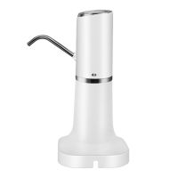 Автоматична помпа диспенсер для пляшки питної води Water Dispenser XL-145 Біла, акумуляторний електричний насос дозатор на бутель кулера
