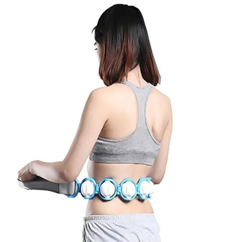 Роликовый массажер для шеи и спины Multi functional HX-8866 massager Ленточный массажер-лента massger thread Body Massage Roller Rope