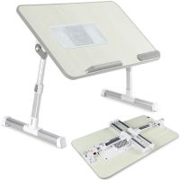 Складаний стіл трансформер для ноутбука NoteBook Cooling Table A9 з функцією охолодження, портативна охолоджуюча підставка з USB-вентилятором А9, A-9 