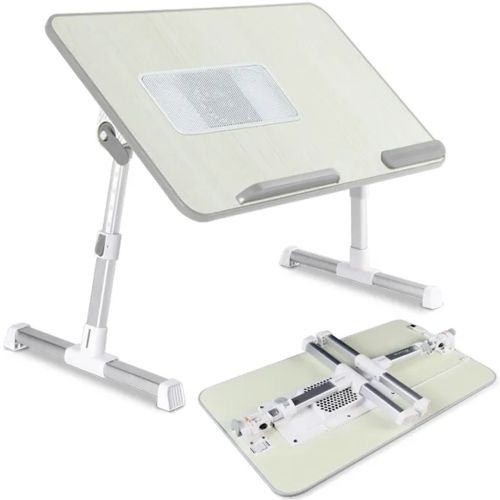 Складаний стіл трансформер для ноутбука NoteBook Cooling Table A9 з функцією охолодження, портативна охолоджуюча підставка з USB-вентилятором А9, A-9 