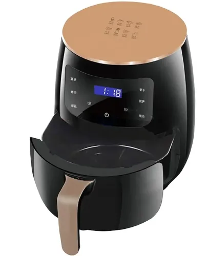 Безмаслянная аэрофритюрница мультипечь Air Fryer Extra Large Capacity ZP-085 7.5 л 3200W з регулюванням температури, фритюрниця з функцією аерогрилю
