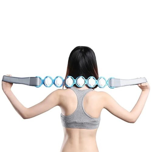 Роликовый массажер для шеи и спины Multi functional HX-8866 massager Ленточный массажер-лента massger thread Body Massage Roller Rope