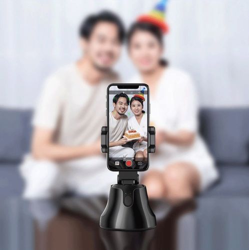 Розумний настільний штатив з датчиком руху Holder Robot Cameraman 360° обертовий смарт штатив, тримач для телефону, смартфона IOS Android