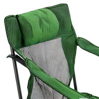 Розкладне крісло шезлонг Lesko SW233 Green До 150 кг з підсклянником для кемпінгу 170x62 см, складаний лежак розкладачка для дачі в чохлі Зелений