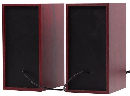 Провідні комп'ютерні колонки Speaker FT - 168 2.0 з регулюванням гучності для комп'ютера 6w для PC, Стерео колонка акустика для ПК FT168 від USB