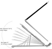 Розсувна універсальна підставка Multi Position foldable notebook P1 для планшета, ноутбука. Складаний настільний тримач з регулюванням висоти Р1