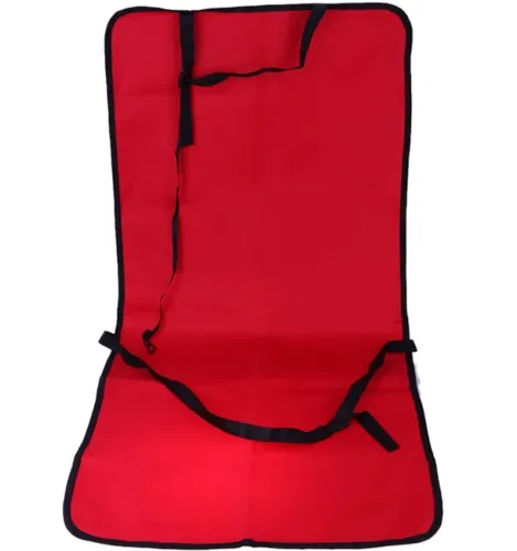 Автомобильная накидка на автомобильное сиденье для животных Pet Seat Cover Paws, Водонепроницаемый чехол от царапин собак и кошек в машину Красная