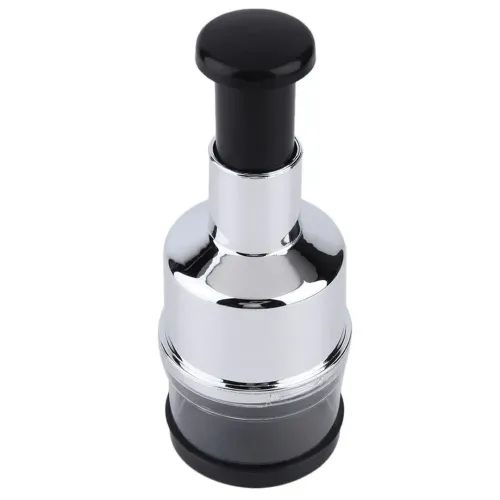 Ручний прес подрібнювач Onion Vegetable Food Chopper SF-462 для подрібнення цибулі та часнику з кришкою, Чеснокодавка чоппер з нержавіючої сталі