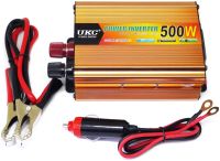 Автомобильный инвертор UKC SSK 24V-220V 500W авто преобразователь напряжения тока от прикуривателя и аккумулятора, зарядное с защитой от перегрева