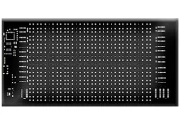 Гнучкий екран Matrix Panel JTPD-03-011 7х17.3 см 16х32 LED світлодіодна рекламна RGB стрічка в авто, рядок, що біжить, з пультом і Bluetooth WiFi