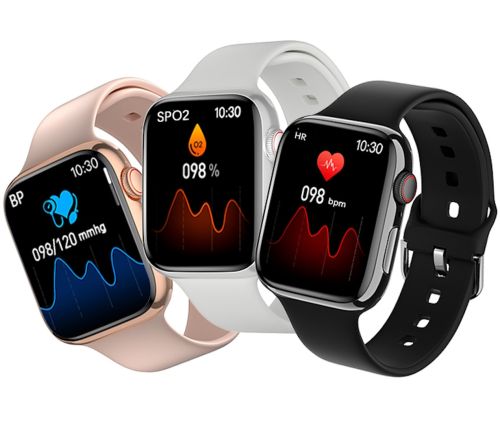 Розумні наручні смарт годинник Smart Watch F21 White голосовий виклик, функції фітнесу та здоров'я Bluetooth з бездротовою зарядкою IOS Android білі