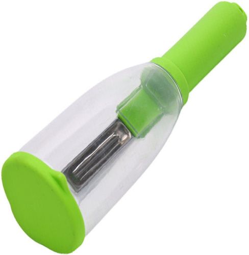 Ручна овощечистка Peeler з контейнером для очисток, вертикальний кухонний ніж для чищення і видалення шкірки з овочів і фруктів для кухні 20х5. 5 см