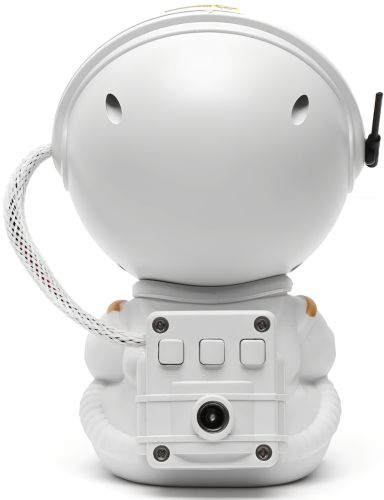 Сидячий лазерний нічник проектор Астронавт із зіркою Astro Star Mini HR-F3 Білий Міні світильник космонавт з проекцією зоряного неба і пультом