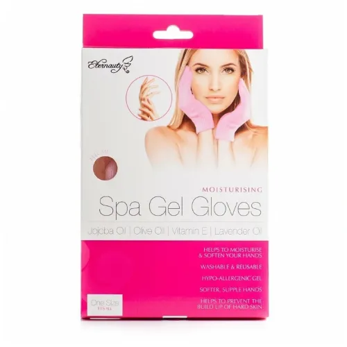 Зволожуючі гелеві рукавички Spa GEL Gloves PRO для СПА процедур, багаторазові косметичні силіконові рукавички для пом'якшення і зволоження шкіри рук