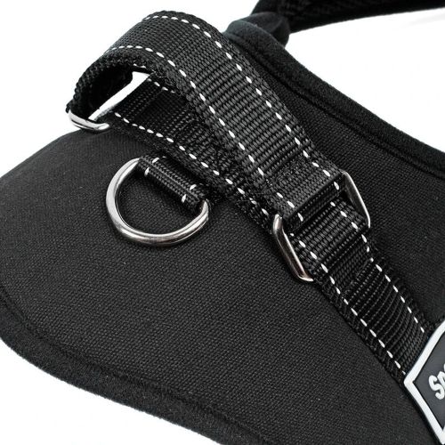 Нейлонова шлейка для собак Sports Dog Harness Set нагрудний регульований ремінь для тварин, повідець жилет з грудним обхватом для вигулу собак