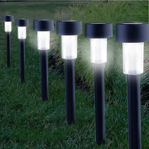 Уличный ландшафтный светильник Solar Lawn Lamp SB-1S на солнечной батарее 32 см, Садовый грунтовый фонарь F-7226-1 для подсветки дорожек и газонов