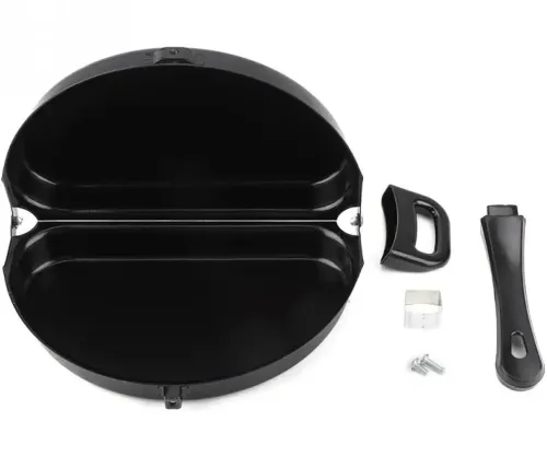 Подвійна сковорода для омлету Folding Omelette Pan 28 см складна антипригарна омлетница, двосторонній горизонтальний прилад для приготування яєць