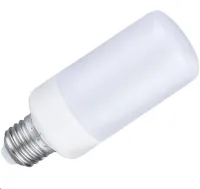 Світлодіодна декоративна лампочка LED Flame Light E27 9W з RGB ефектом полум'я у формі кукурудзи в патрон кольорова лампа 2200K з імітацією вогню