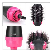 Фен щітка гребінець 3в1 One step hair Dryer 3 режими 1000W, випрямляч для укладання волосся, стайлер з функцією іонізації і керамічним покриттям