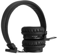 Бездротові накладні Bluetooth навушники NIA X3 з МР3 плеєром і FM Black, повнорозмірні блютуз стерео навушники з мікрофоном і радіо чорні