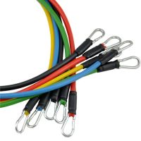 Набор трубчатых эспандеров U-powex JT-003 для упражнений 5 шт, Эспандеры для фитнеса Эспандер, Резинки для тренировок, Набор - Комплект из 5 штук