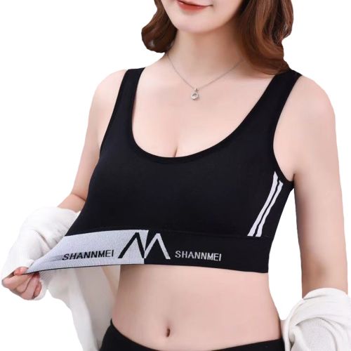 Спортивний топ Shoulder Sports Suit Shannmei ABC888, безшовний бюстгальтер, ліфчик пуш-ап з м'якими чашками для спорту, тренувань, Shanmei