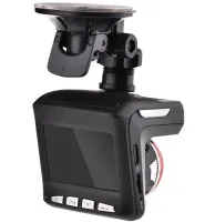 Автомобільний відеореєстратор DVR X7 GPS з антирадаром, Універсальний авторегістратор 1080p з детектором радара кут огляду 140 градусів Чорний