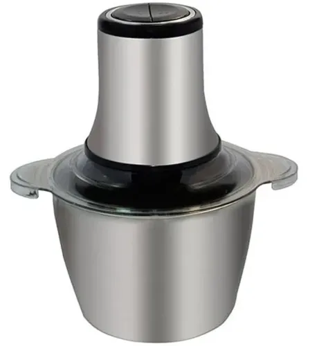 Электрический измельчитель мясорубка Cooking Молния ZP-051 600W с двухъярусным лезвием Металлический кухонный блендер мини комбайн с чашей 2л BT-7019