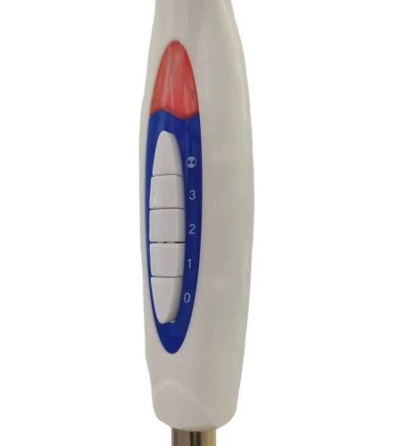 Підлоговий вентилятор Wimpex WX-1612 40 см stand fan 16" 100W з регулюванням висоти, Безшумний вентилятор Вімпекс 100Вт на підлогу 3 швидкості Білий
