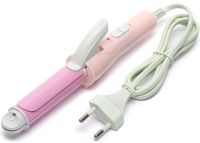 Мини плойка утюжок для волос Gemei GM-2801 2в1 дорожный мини выпрямитель для укладки, завивки и накручивания локонов в пластиковом кейсе 15W GM2801