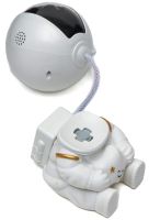 Сидячий лазерний нічник проектор Астронавт із зіркою Astro Star Mini HR-F3 Білий Міні світильник космонавт з проекцією зоряного неба і пультом