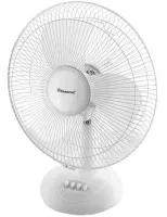 Настільний вентилятор Domotec MS - 1625 White Fan 3 режими діаметр 30 см, кімнатний компактний Електровентилятор Домотек MS1625 30 Вт від мережі Білий