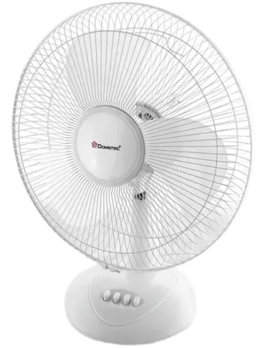 Настільний вентилятор Domotec MS - 1625 White Fan 3 режими діаметр 30 см, кімнатний компактний Електровентилятор Домотек MS1625 30 Вт від мережі Білий