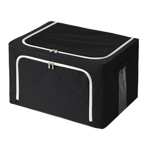 Складаний органайзер чохол Non-Woven Box AND242 для зберігання одягу та постільної білизни 50x40x31 см Великий кофр коробка бокс для речей з ручками