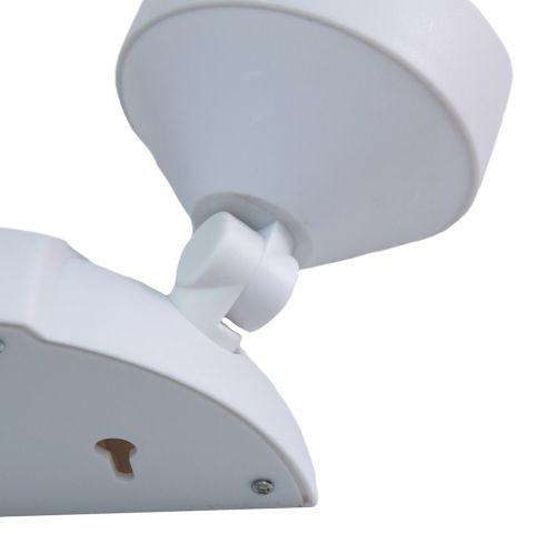 Вуличний настінний світлодіодний ліхтар прожектор Cordless Night Eyes ULK-N22 з датчиком руху, бездротовий світильник на стіну від батарейок Білий