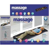 Вібраційний масажний матрац, килимок Massage Mattres з підігрівом і пультом управління, електричний вібромасажний масажер для всього тіла