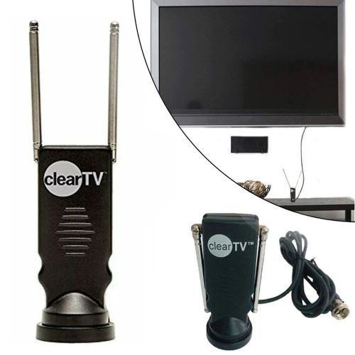 Міні Цифрова ТВ антена для Т2 Clear TV Premium 4K RV-813 для цифрового телебачення, кімнатна телевізійна антена для телевізорів з Т2 тюнером