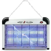 Электрическая светодиодная лампа ловушка Pest Killer BK-L4 для летающих насекомых 4W, Уничтожитель комаров и мух MAG-759 4Вт от сети Белый