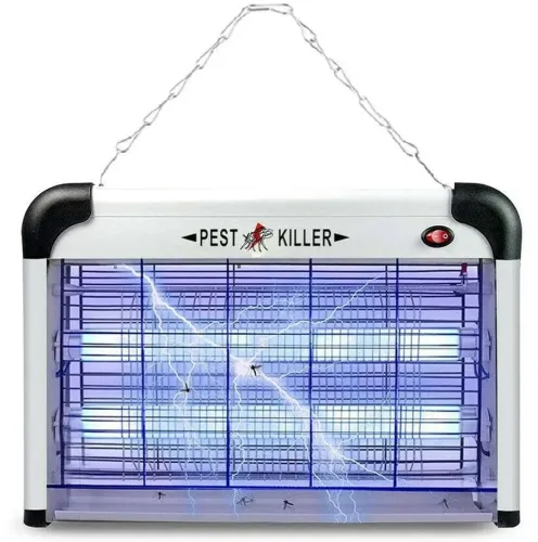 Электрическая светодиодная лампа ловушка Pest Killer BK-L4 для летающих насекомых 4W, Уничтожитель комаров и мух MAG-759 4Вт от сети Белый
