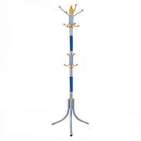 Підлогова вертикальна вішалка тринога Coat Rack для верхнього одягу 16 гачків, переносна розбірна металева стійка для сумочок і парасольок